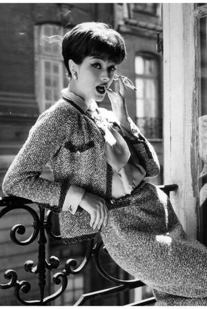 Chanel e Tweed, anos 50.